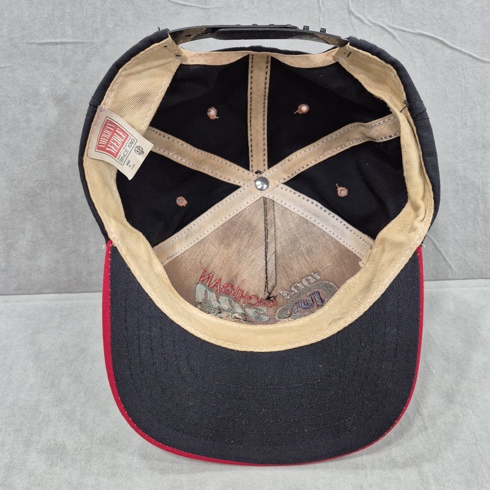 1994 Michigan 500 hat black red snap back embroidered International Speedway - Picture 6 of 12